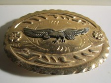 VINTAGE AMERICAN EAGLE THEME BELT BUCKLE - GW-26