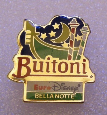PIN'S DISNEY BUITONI BELLA NUIT EURODISNEY SPONSOR #7 EURO DLP Vintage Pin