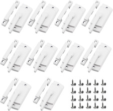 10 Pack Window Sash Locks - Cam Action Security Window Latch Replacement for Sin