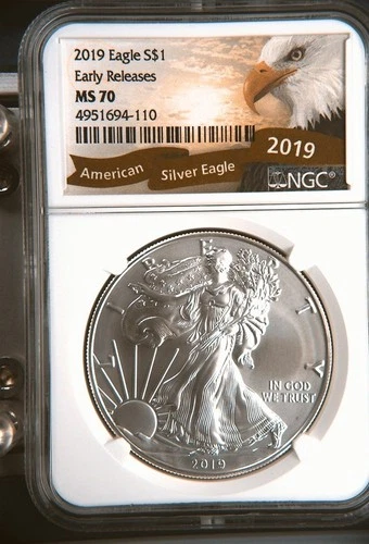 2019 Eagle S$1 Early Releases NGC MS70