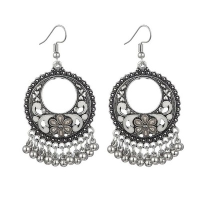 Vintage Boho Statement Drop Dangle Earrings for Women Bohemian Ethnic Handm - 02