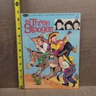 The Three Stooges Coloring Book by Whitman 128 Pages Vintage 1964 Authorized — photo 2
