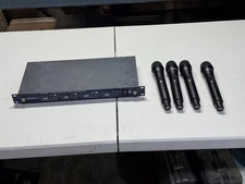 VocoPro UHF-5805 4 Channel Rechargeable Wireless Microphone System