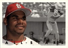 1993 Fleer #5 Felix Jose All-Stars (Series One National League)