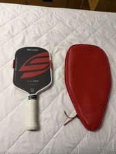 Selkirk Labs Boomstik Elongated Pickleball Paddle with Leather Case
