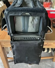 Vintage KTS Sony PVM 9042QM o.ä. Soft Monitor Case mit Sonnenschutz.