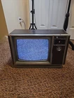 Vintage Zenith System 3 Tv 1979 Wood Grain Portable Television