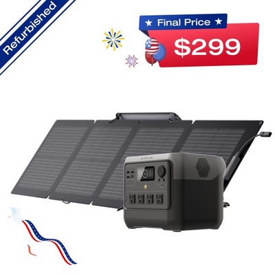 EcoFlow Solar Generator RIVER 2 Pro 768Wh+110W Solar Panel