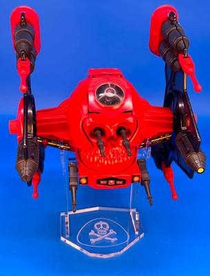 Vintage 1983 Palitoy Roboskull Action Force Red Shadows & Red Wolf Pilot Figure