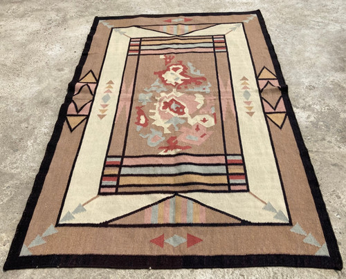 Vintage Traditional Handmade Beautiful Floral Floor Rug Carpet 207x134 cm