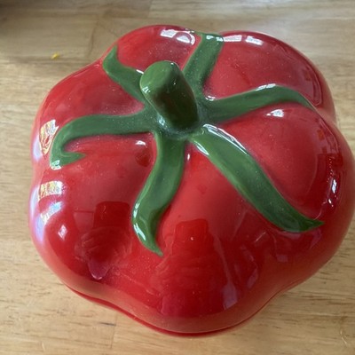 Crofton Stoneware Durable Tomato Bowl 2 Piece Set