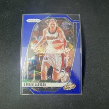 LAUREN JACKSON 2024 Panini Prizm WNBA #108 Blue Velocity Prizm STORM (W2)