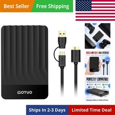 Portable External Hard Drive Storage Expansion Mobile HDD USB 3.0 for PC, Mac...