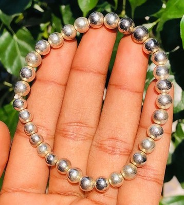 Absolut traumhaftes Armband goldener Pyrit 103, Karat Perlen dehnbar SK 14AZ32