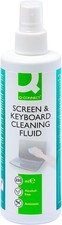 Q-Connect Screen & Keyboard Cleaning Fluid 250ml Monitor Laptop Cleaner KF04502