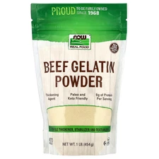 Real Food, Beef Gelatin Powder, 1 lb (454 g)