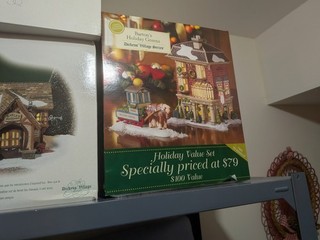 Dept 56 Dickens Village Barton's Holiday Greens Value Set w/ Box