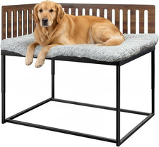 Beside Dog Bed,2 Wood Side Panel Adjustable Height Dog Bunk Beds,47''X 31'' Meta