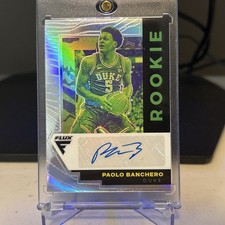 2022-23 Panini Chronicles Flux Paolo Banchero #FA-PAO Silver Prizm /99 Auto RC