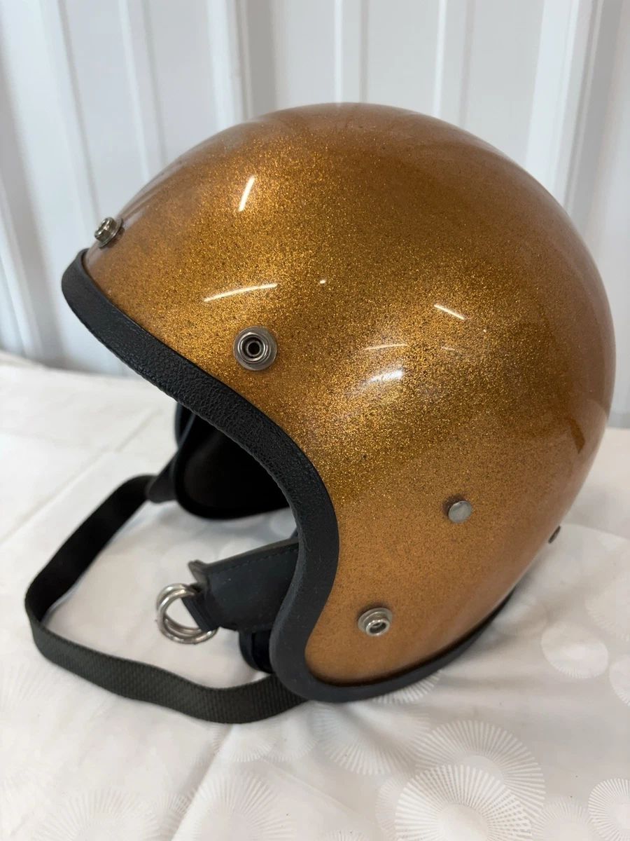 Gold Open Faces Helmets for sale | eBay