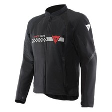 Veste de moto Tissu Homme Dainese HEROSPHERE AIR TEX Black/White Stripes/Red