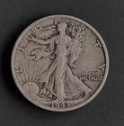 1943 S Half Dollar. San Francisco Mint Silver Walking Liberty Half Dollar coin