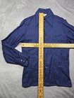 Vintage 1970s Disco Shirt Del Mar California Chevron Striped Mens Small Dagger — photo 3