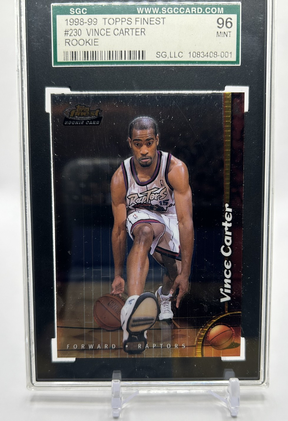 1998-99 Topps Finest - Vince Carter #230 (RC)