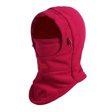 Kids Winter Hats Balaclava Ski Mask for Boys Girls Toddlers Purplish Red