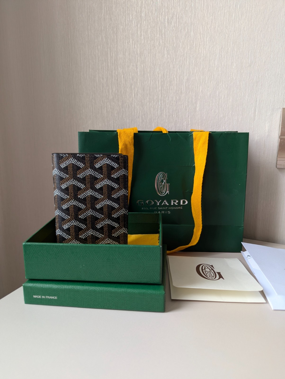 Goyard saint pierre card wallet