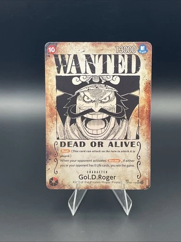 One Piece CCG Gol.D.Roger Wanted SP SEC OP09-118 OP13 Carrying on His Will