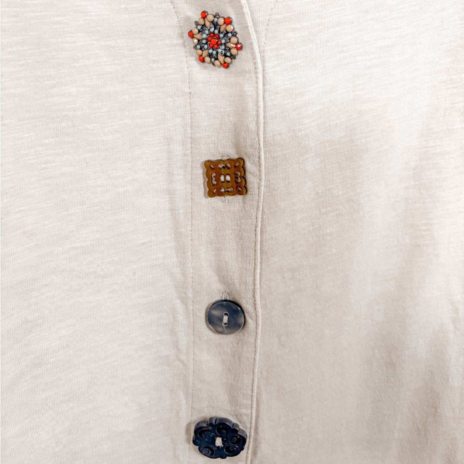 Soft Surroundings Danielle Button Down asymmetric… - image 9