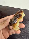 Very Fine Antique/ Vtg. Chinese HK Export Jade Stone Beast Pendant — photo 6