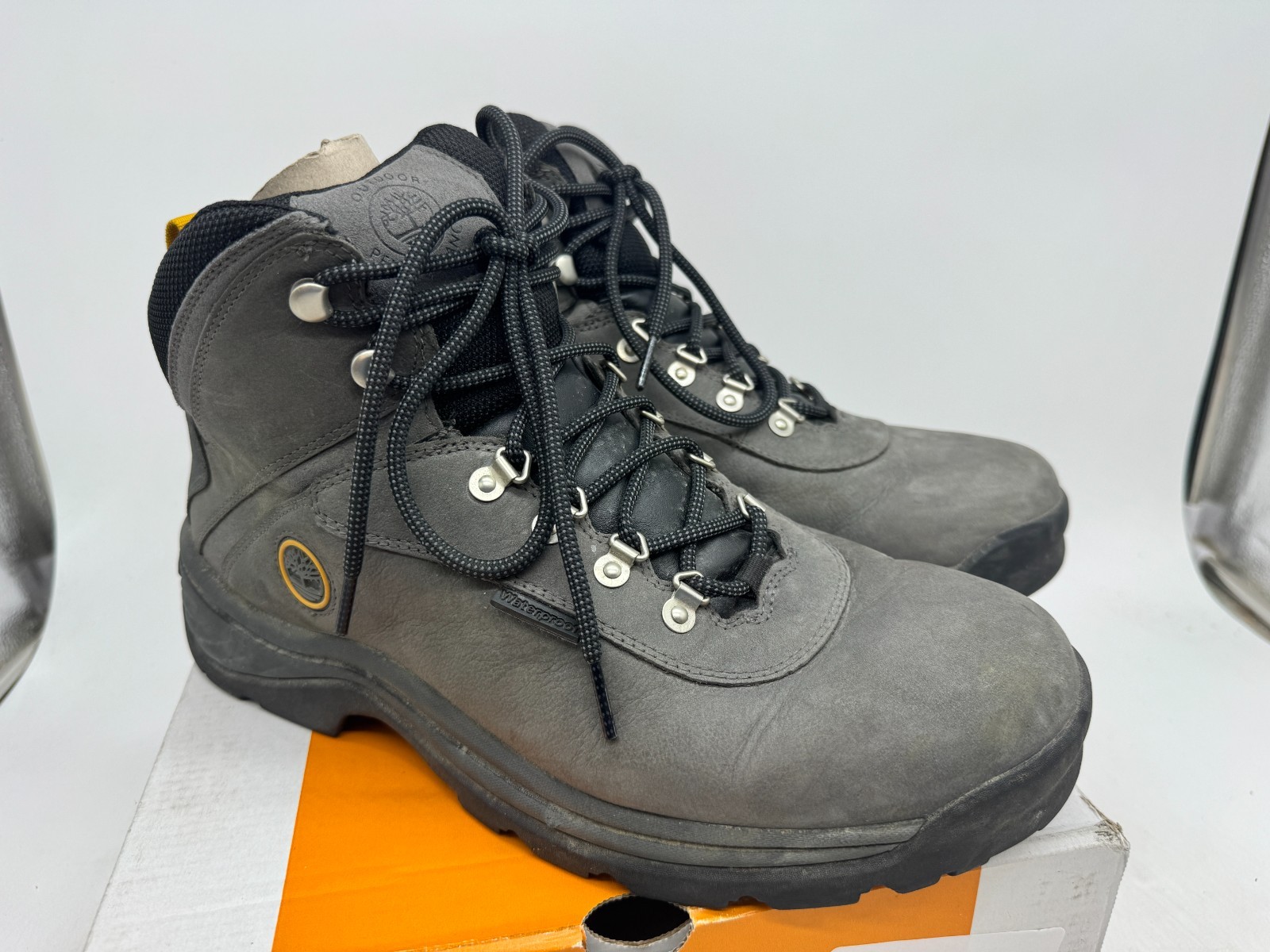 's Grey Lace-up Waterproof - 12