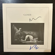 Joy Division Closer Vinyl LP Signed Bernard Sumner Stephen Morris
