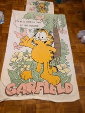 Set piumone letto singolo Garfield vintage "È un grande giorno per svegliarsi"