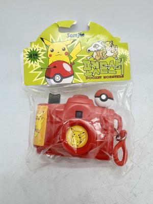 1999 Pokemon Pikachu SamJin Mini Toy Camera View Finder RED New