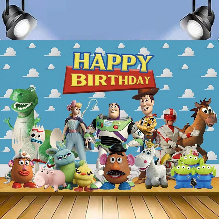 Toy Story Tableware Birthday Decorations Banner Balloons Backdrop Party Supplies - image 2 of 4