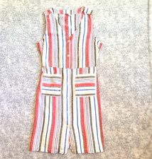 Old Navy Dress Women’s Large Striped Linen Shift Sleeveless Casual Summer Beach