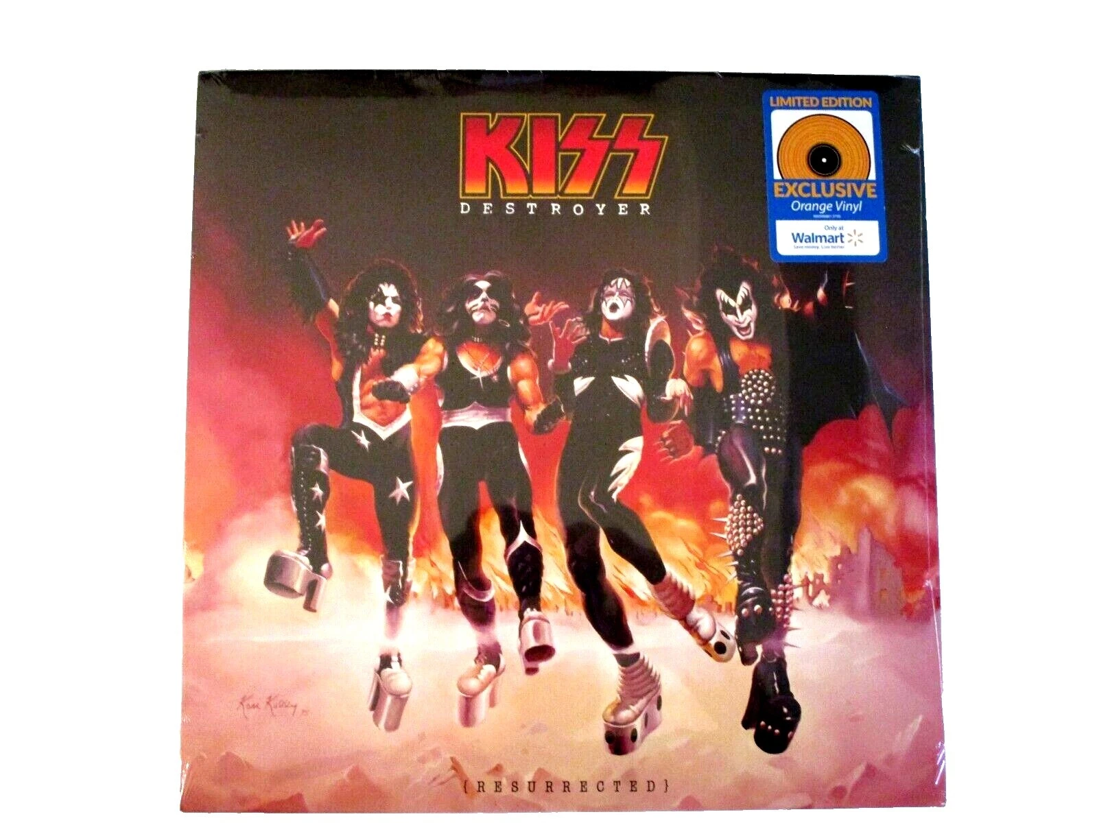 Kiss Rock Hard Rock Vinyl Records
