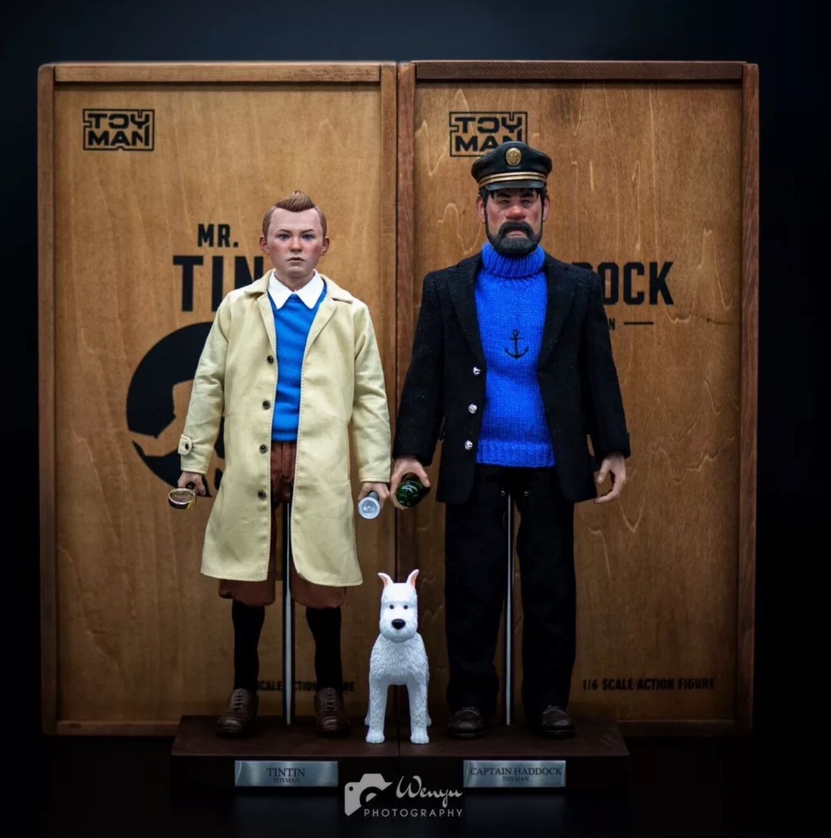 Tintin & Captain Haddock (Set) - By: ToyMan [1:6 scale] RARE | eBay
