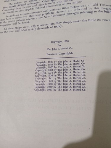 New Standard Reference Bible Blue Ribbon Edition: (Authorized or King James Ve.. - Picture 6 of 8