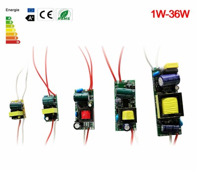 LED Power Supply 25-36W 1-3W 4-7W 8-12W 12-18W 18-25W Transformatoren Driver