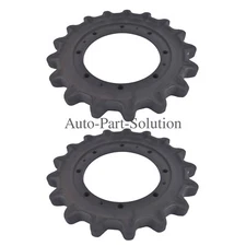 2PCS Drive Sprocket for Bobcat T870 2-Speed Compact Track Loader 17T 8 Bolts
