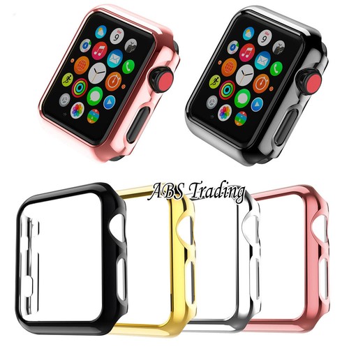 Schermo intero Hard/Soft Protector Case Cover per Apple 1 2 3 Watch 4 38/40/ 42/44 mm | eBay