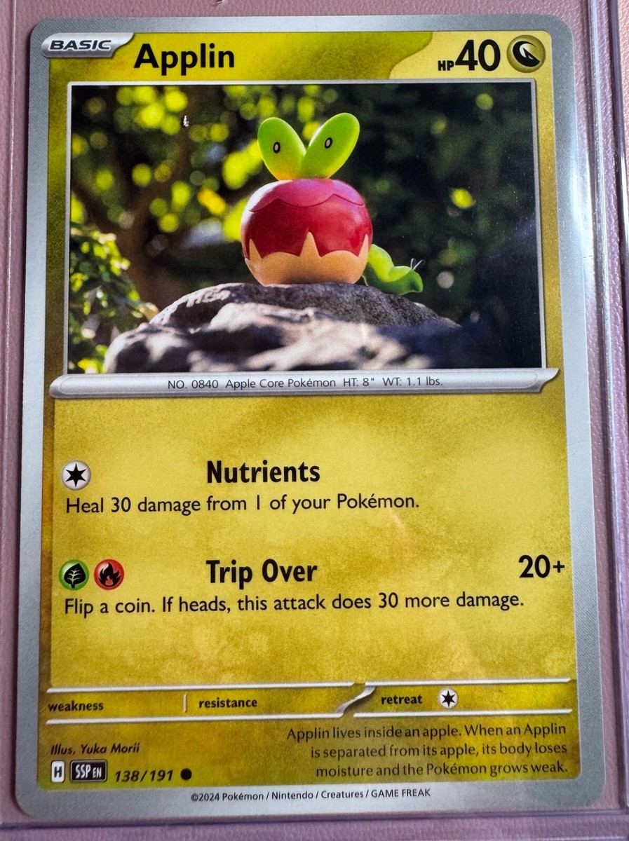 Applin 138/191 Pokemon Card Regular TCG Cards Collecting | eBay