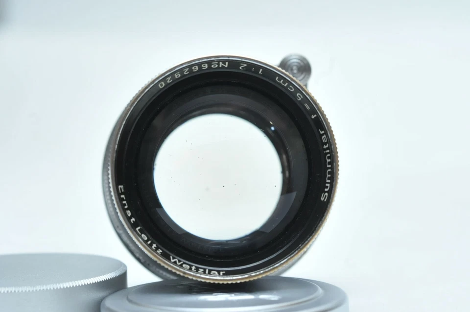 LENTE PLEGABLE LEICA 5CM 50MM F2 SUMMITAR (F16) M39 para Sony Fuji Mirrorless  Foto 3 de 4