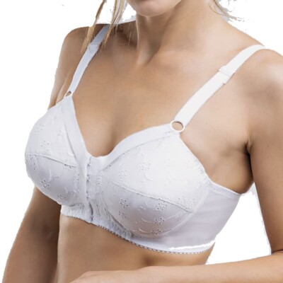 Spiman Bra Stretch Fabric Lace Elastic Lacing Front 278