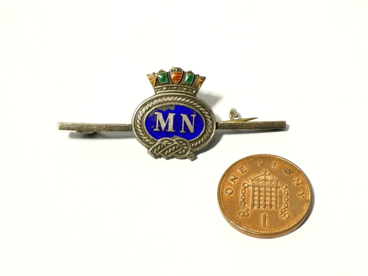 Navy brooch hotsell