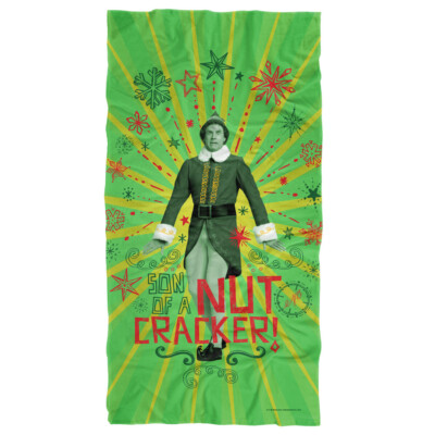 Elf Beach Towel, 30''x60'', Son of A Nut Cracker Beach Towel